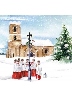 Karnet kwadrat z kopertą Święta Welcoming Choir