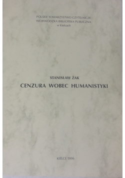 Cenzura wobec humanistyki