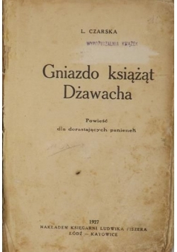 Gniazdo książąt Dżawacha, 1927 r.