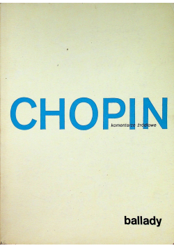 Chopin komentarze źródłowe