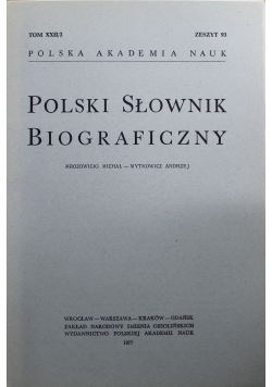 Polski słownik biograficzny Tom XXII/2 zeszyt 93