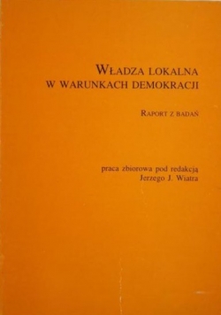 Władza lokalna w warunkach demokracji