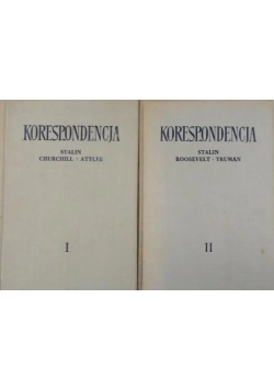 Korespondencja, zestaw 2 książek