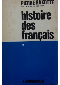 Histoire des francais