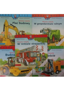 Maszyny i pojazdy. W remizieStrażackiej/Budowa drogi/Plac budowy/W mieście/W gospodarstwie rolnym