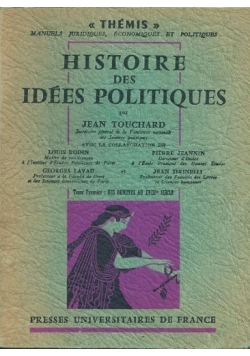 Histoire des Idees Politiques
