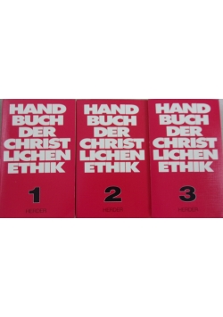 Handbuch der Christ Lichen Ethik, 3 Tomy
