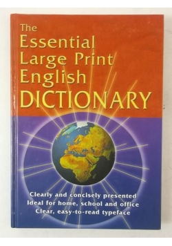 The Essential Large Print English Dictionary