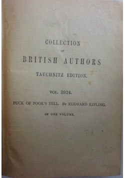 Collection of british authors tauchnitz edition 1897r