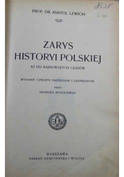 Zarys historyi Polskiej 1907 r.