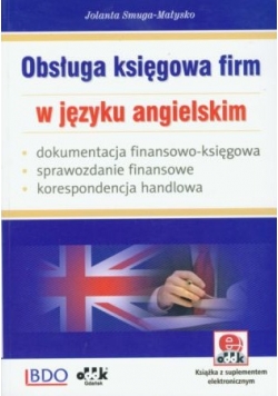 Obsługa księgowa firm w języku angielskim