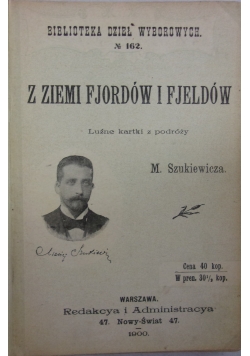Z ziemi fjordów i fjeldów, 1900r.
