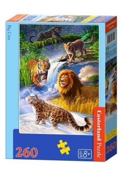 Puzzle 260 Duże koty CASTOR
