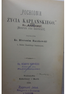 Pochodnia życia kapłańskiego