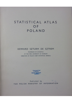 Statistical Atlas of Poland, 1942 r.