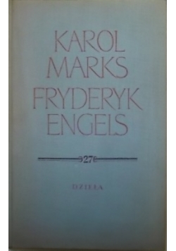 Fryderyk Engels, tom 27