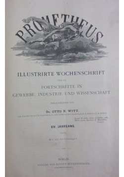 Prometheus, 1903 r.