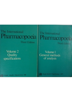 The International Pharmacopoeia, vol 1-2
