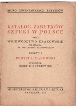 Katalog zabytków sztuki w Polsce Tom I zeszyt 5