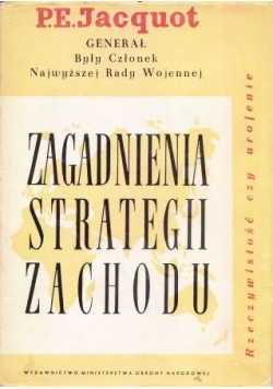 Zagadnienia strategii zachodu