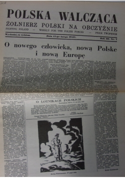 Polska Walcząca ,Reprint 1941r.,Nr7