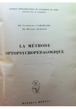 La Methode optopsychopedagogique