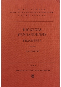 Diogenes oenoandensis fragmenta