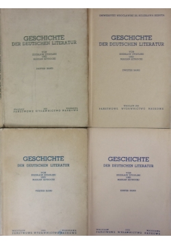 Geschichte der Deutschen Literatur, t. I-IV