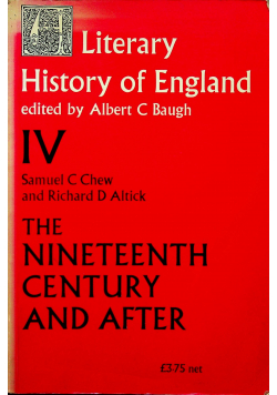 The nineteenth century and after