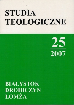 Studia teologiczne 25