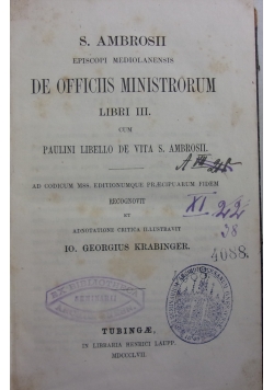 De Officiis Ministrorum, 1857r.
