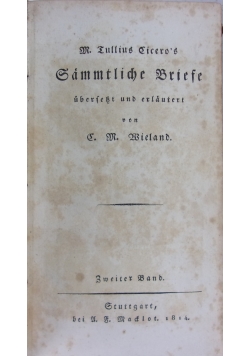 Sammtliche Briefe ,1814r.