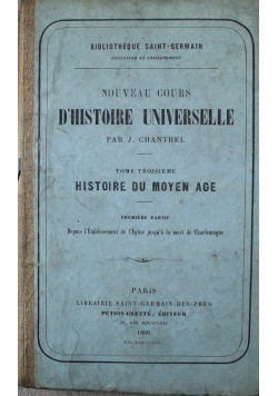 Histoire du Moyen age 1860 r.