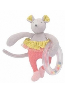Grzechotka z Myszką Mademoiselle et Ribambelle