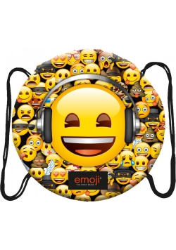 Plecak na szurkach okrągły Emoji