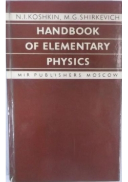 Handbook of Elementary Physics