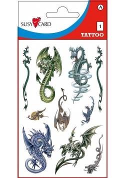 Naklejki ozdobne Tattoo Smoki