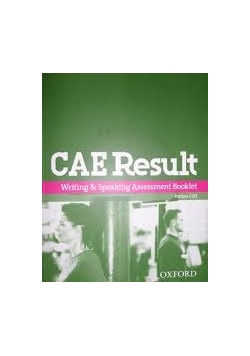 Cae Result Writing & Speaking Assessment Booklet