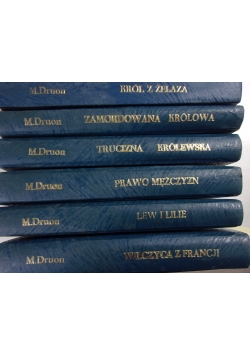M. Druon zestaw 6 książek