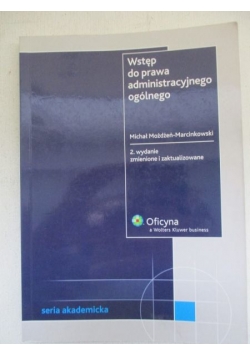 Wstęp do prawa administracyjnego