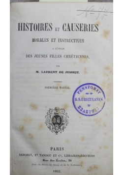 Histoires et causeries / Un reve de premiere communiante ok 1859 r.