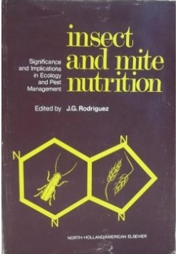 Insect and mite nutrition