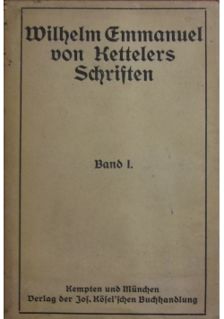 Wilhelm Emmanuel von Kettelers Schriften, 1911 r.