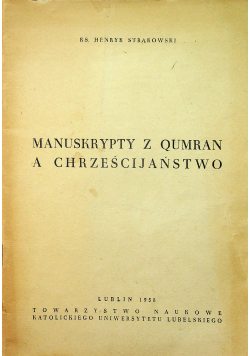 Manuskrypty z Qumran a Chrześcijaństwo