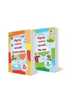 Pakiet: Rysuj i koloruj obrazki. Na wsi/Zwierzęta