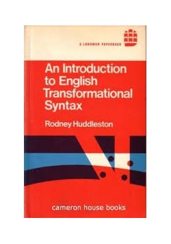 An Introduction to English Transformational Syntax