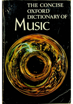 The concise Oxford dictionary of music