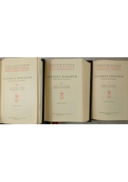 Liturgia Horarum, zestaw 3 książek