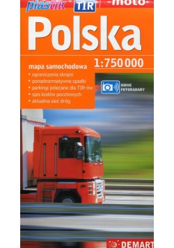 Polska mapa samochodowa 1:750 000