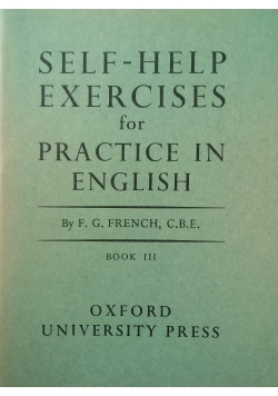 Self-help exercises in English, book III